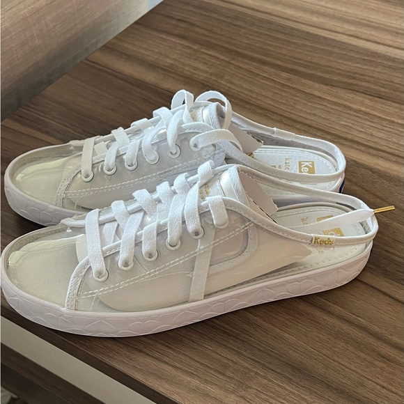 🌸 Keds × Kate Spade New York Kickstart Clear Mule Sneakers - Picture 6 of 8